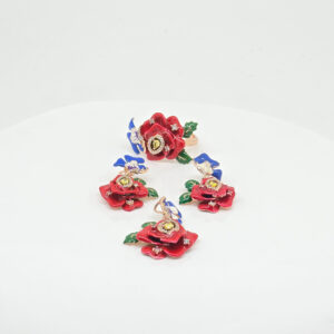 MOP PENDANT SET SILVER 92.5