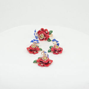 MOP PENDANT SET SILVER 92.5