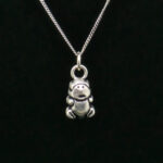 TEDDY BEAR PENDANT SILVER 92.5