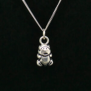 TEDDY BEAR PENDANT SILVER 92.5