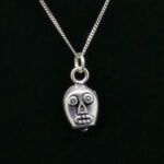 SKULL HEAD PENDANT SILVER 92.5