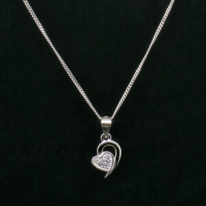 HEART PENDANT SILVER 92.5