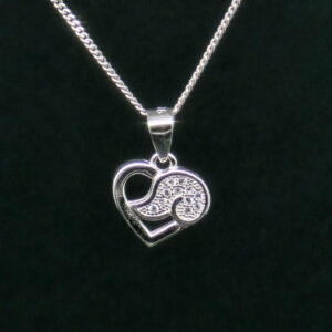 HEART PENDANT SILVER 92.5