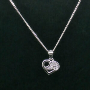 HEART PENDANT SILVER 92.5