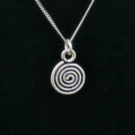 SPIRAL PENDANT SILVER 92.5