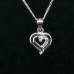 HEART PENDANT SILVER 92.5
