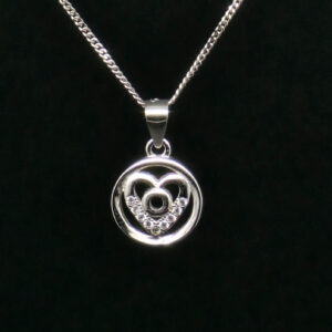 HEART PENDANT SILVER 92.5