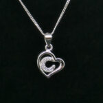 HEART PENDANT SILVER 92.5