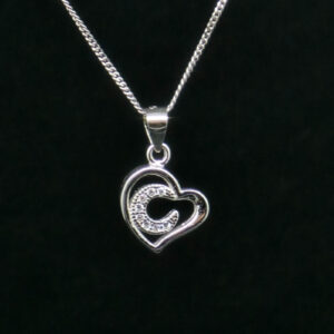 HEART PENDANT SILVER 92.5