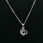 HEART PENDANT SILVER 92.5