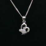HEART PENDANT SILVER 92.5
