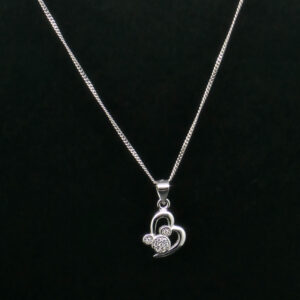 HEART PENDANT SILVER 92.5