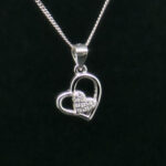 HEART PENDANT SILVER 92.5