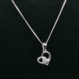 HEART PENDANT SILVER 92.5