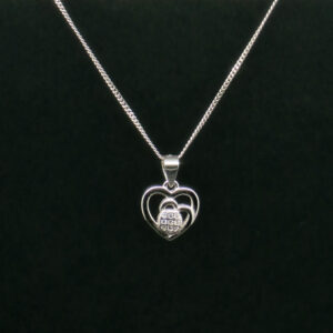 HEART PENDANT SILVER 92.5