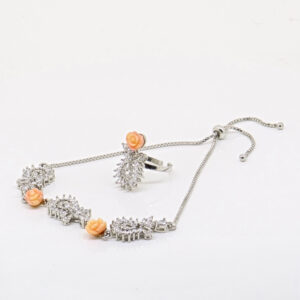 CHAIN BRACELET RING SILVER 92.5