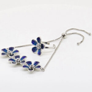 CHAIN BRACELET RING SILVER 92.5