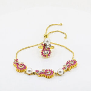 CHAIN BRACELET RING SILVER 92.5