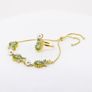 CHAIN BRACELET RING SILVER 92.5