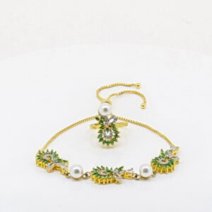 CHAIN BRACELET RING SILVER 92.5