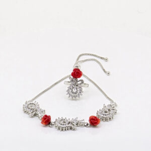 CHAIN BRACELET RING SILVER 92.5