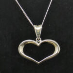 HEART PENDANT SILVER 92.5