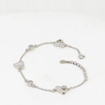MOP CZ ADJUSTABEL BRACELET SILVER 92.5