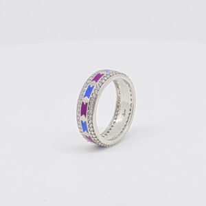 SILVER MINA  RING 92.5