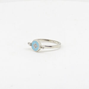 SILVER MINA  RING 92.5