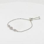 CZ  ADJUSTABEL BRACELET SILVER 92.5
