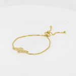 CZ  ADJUSTABEL BRACELET SILVER 92.5