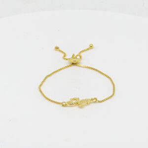 CZ  ADJUSTABEL BRACELET SILVER 92.5