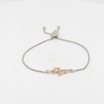 CZ  ADJUSTABEL BRACELET SILVER 92.5