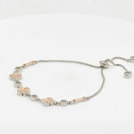 CZ  ADJUSTABEL BRACELET SILVER 92.5