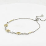 CZ  ADJUSTABEL BRACELET SILVER 92.5