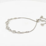 CZ  ADJUSTABEL BRACELET SILVER 92.5