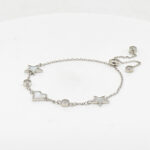 MOP CZ ADJUSTABEL BRACELET SILVER 92.5