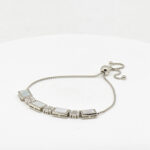 CZ  ADJUSTABEL BRACELET SILVER 92.5