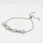 MINA CZ  ADJUSTABEL BRACELET SILVER 92.5