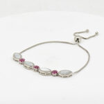 CZ  ADJUSTABEL BRACELET SILVER 92.5