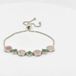 MINA CZ  ADJUSTABEL BRACELET SILVER 92.5