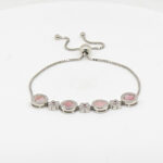 MINA CZ  ADJUSTABEL BRACELET SILVER 92.5