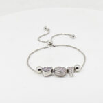 MINA ADJUSTABEL BRACELET SILVER 92.5