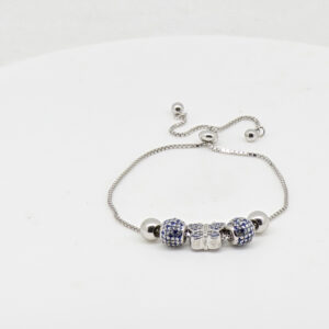 MINA ADJUSTABEL BRACELET SILVER 92.5