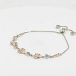 CZ  ADJUSTABEL BRACELET SILVER 92.5