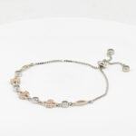 CZ  ADJUSTABEL BRACELET SILVER 92.5
