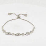 CZ  ADJUSTABEL BRACELET SILVER 92.5