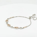 CZ  ADJUSTABEL BRACELET SILVER 92.5