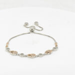 CZ  ADJUSTABEL BRACELET SILVER 92.5