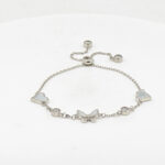 SILVER ADJUSTABLE CHAIN BRACELET92.5